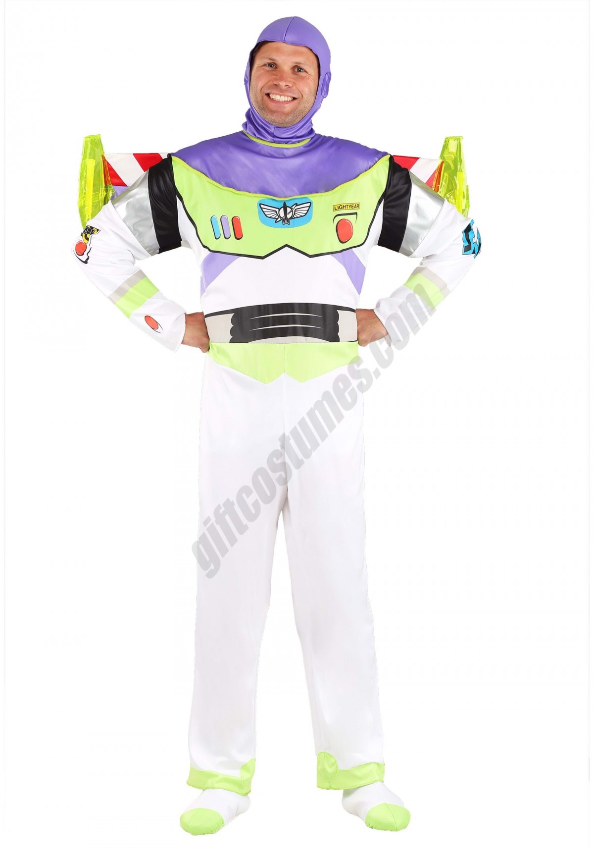 Deluxe Disney Toy Story Buzz Lightyear Costume for Adults Promotions - -0