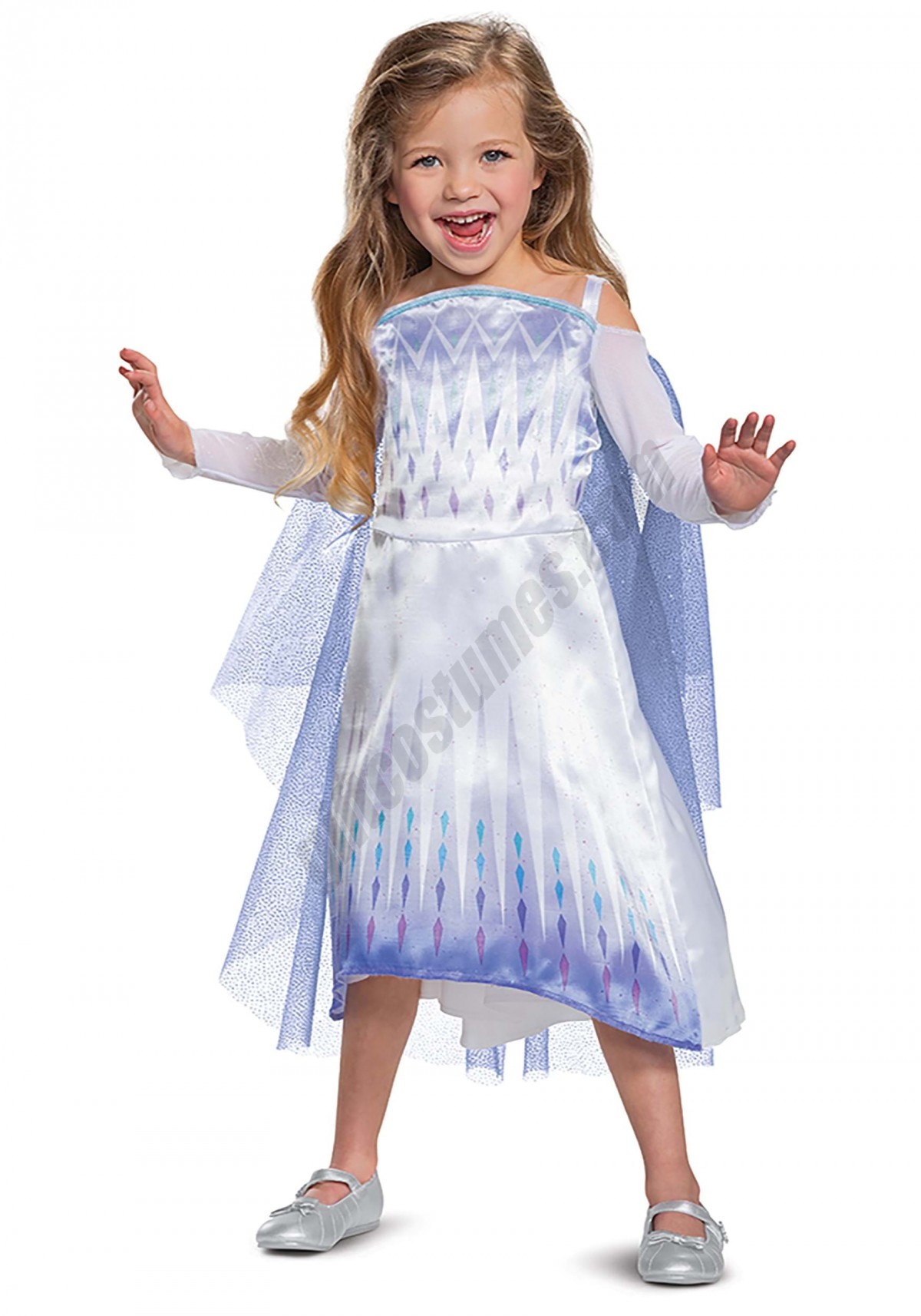 Frozen Snow Queen Elsa Classic Costume for Kids Promotions - -2