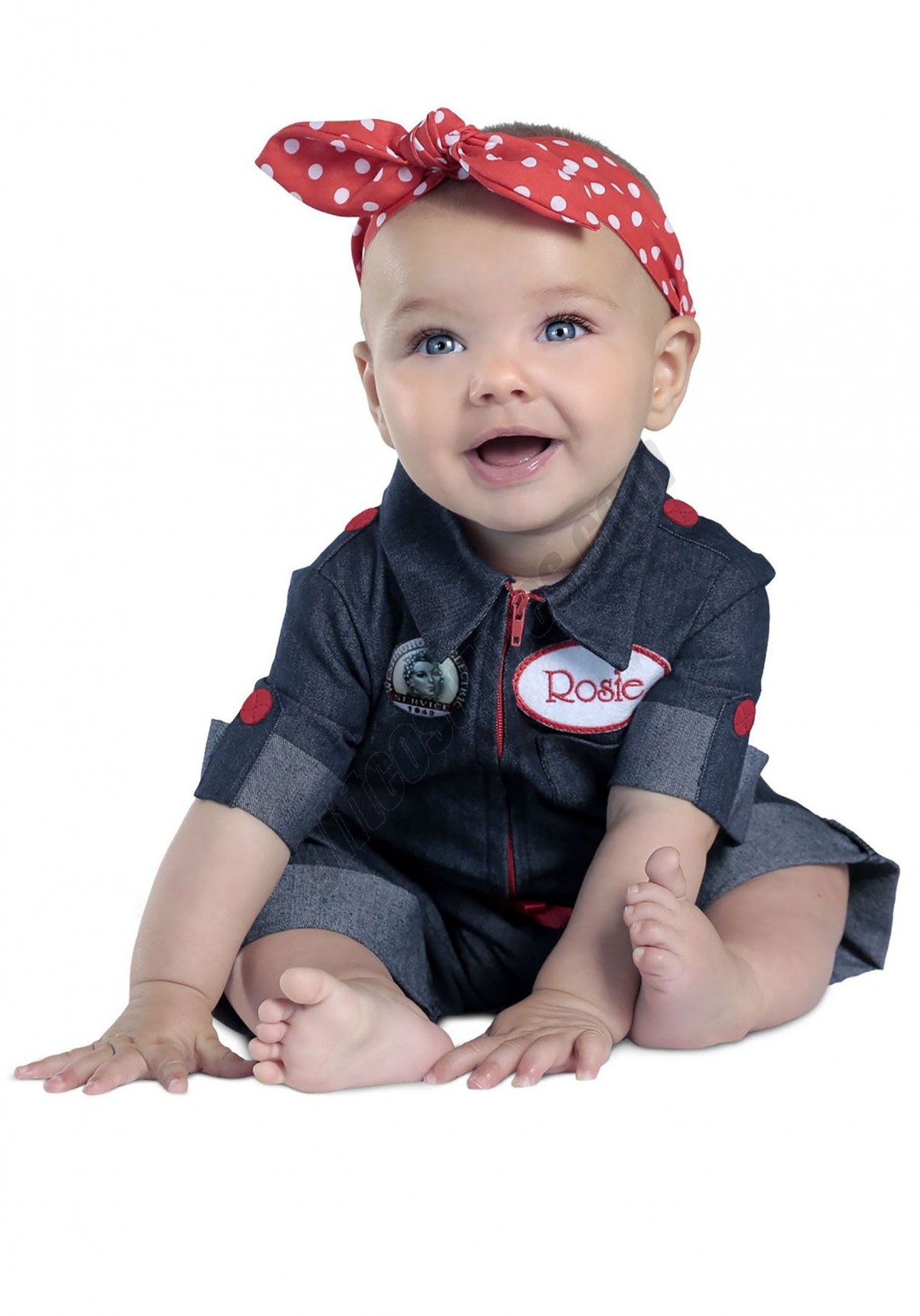 Rosie the Riveter Costume For baby Promotions - -0