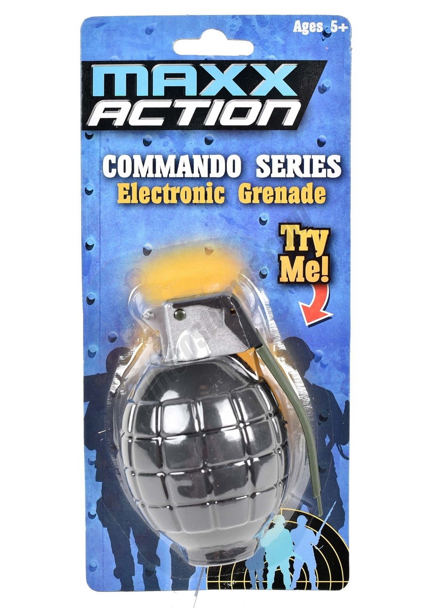 Maxx Action Commando Series Electronic Toy Grenade Promotions - -0