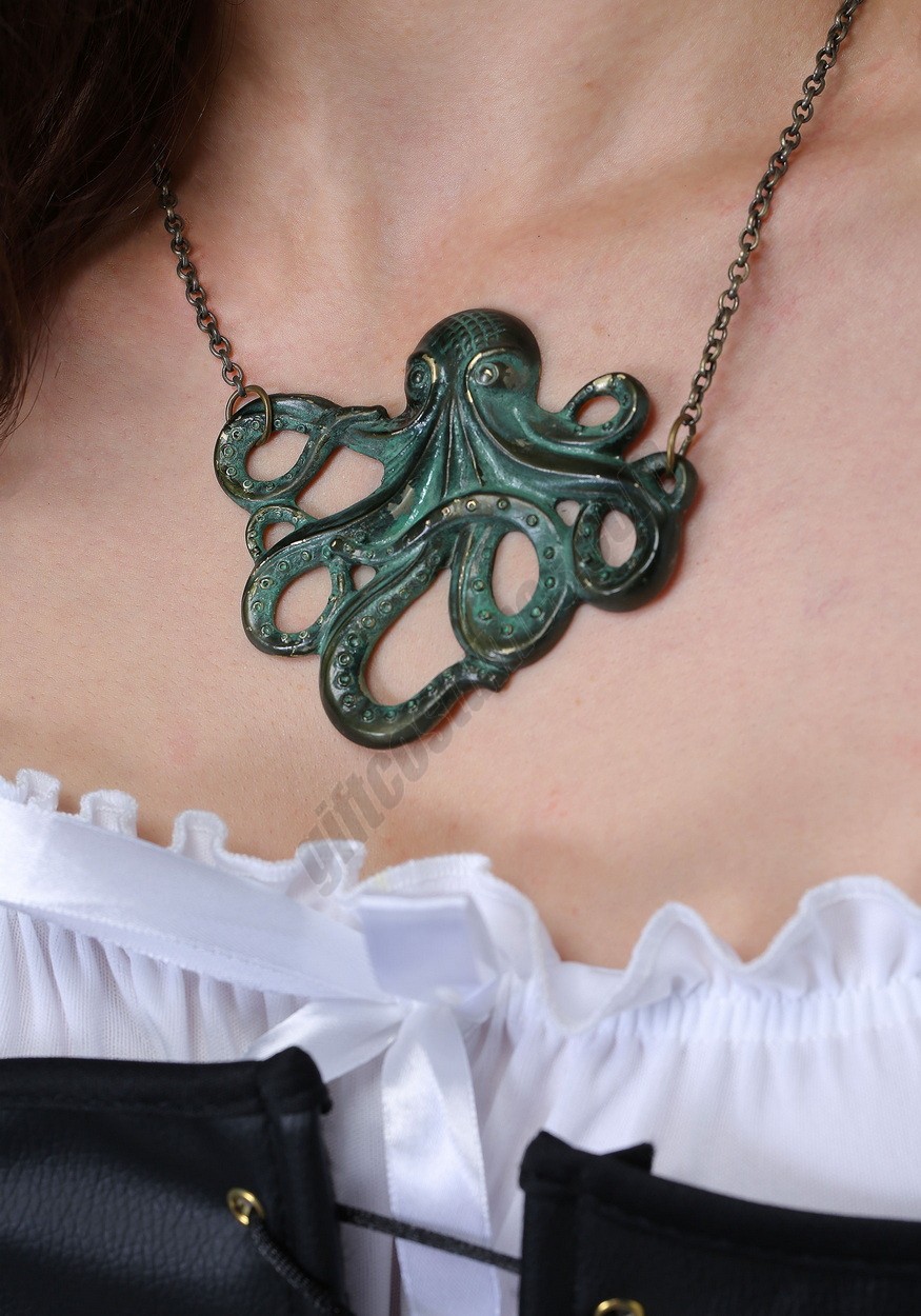 Pirate Kraken Emblem Necklace Promotions - -0
