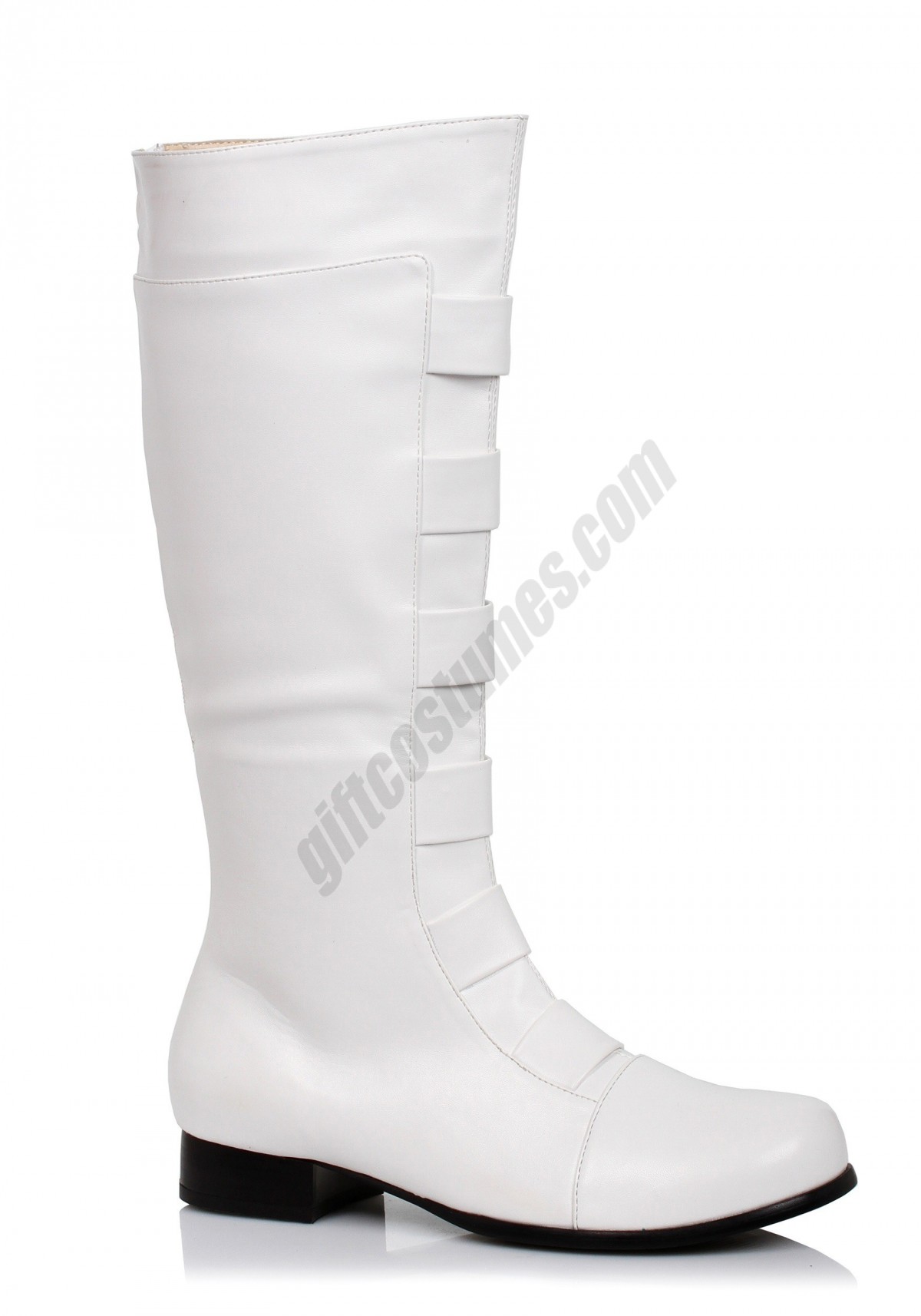 Adult White Superhero Boots Promotions - -0