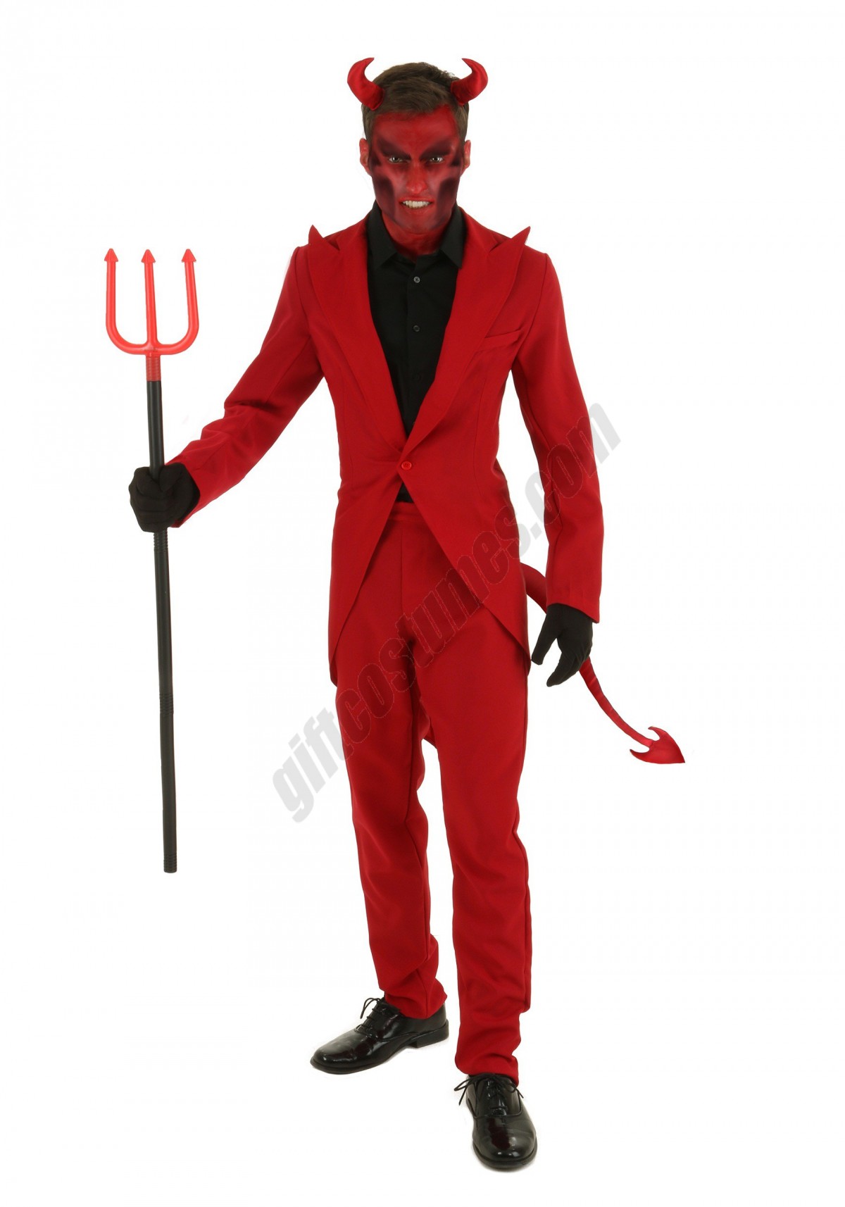 Plus Size Red Suit Devil Costume Promotions - -0