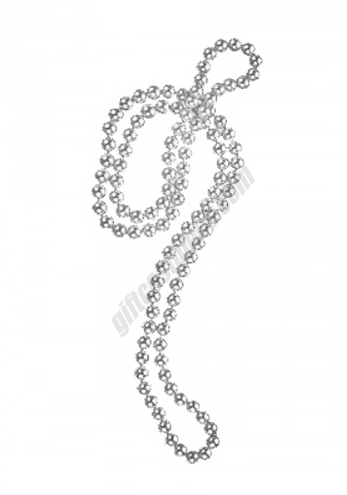 Beaded Silver Necklace Promotions - -0