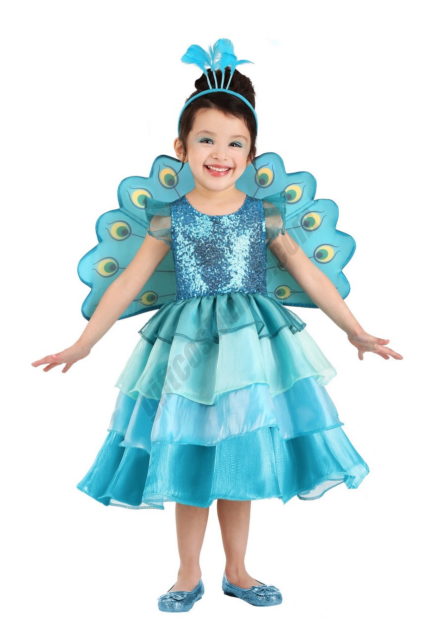 Pretty Peacock Costume for Toddlers Promotions - -0