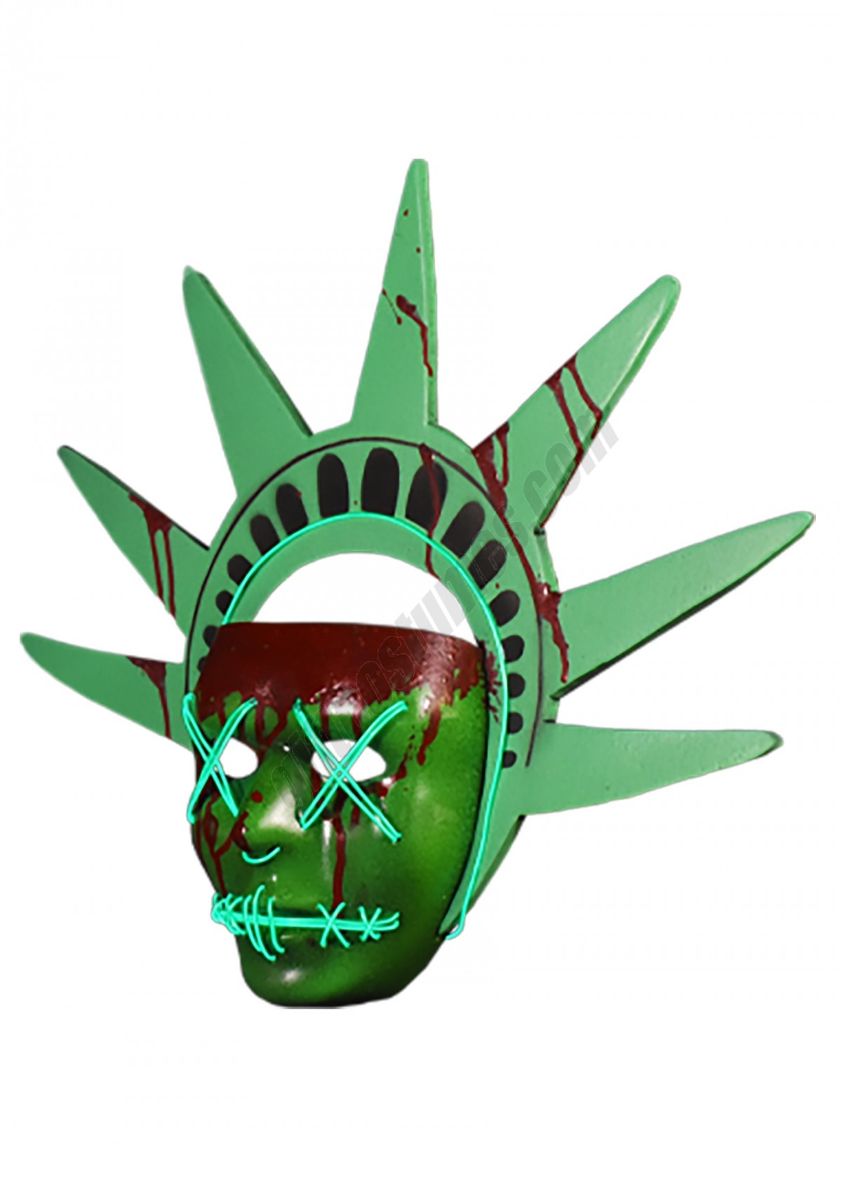 Lady Liberty Light Up Mask from The Purge Promotions - -1