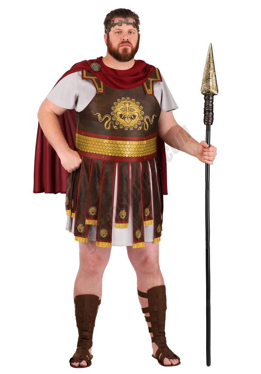 Adult Plus Size Roman Warrior Costume Promotions - -2