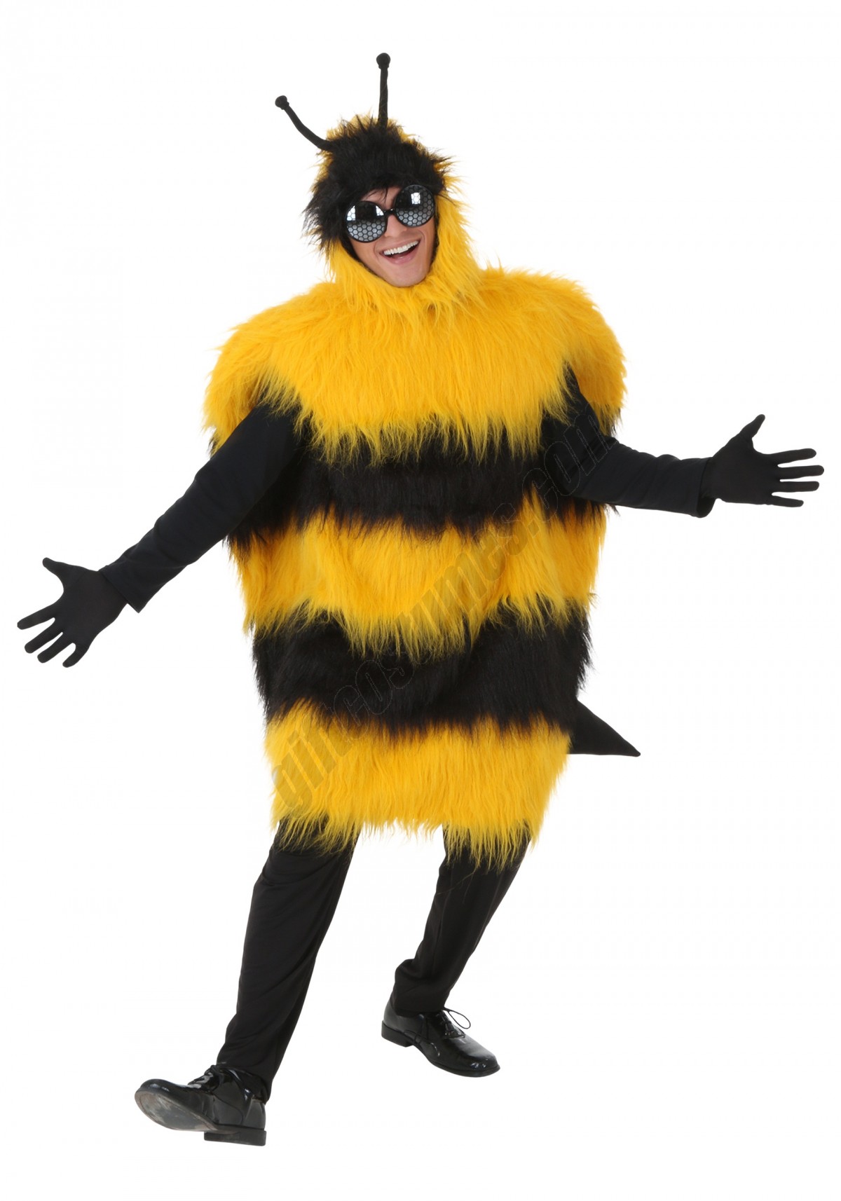 Adult Deluxe Bumblebee Costume - Men's - -0