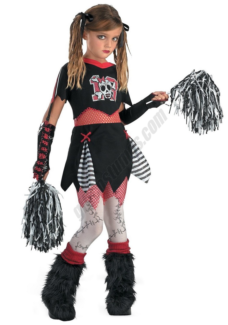 Kids Gothic Cheerleader Costume Promotions - -0