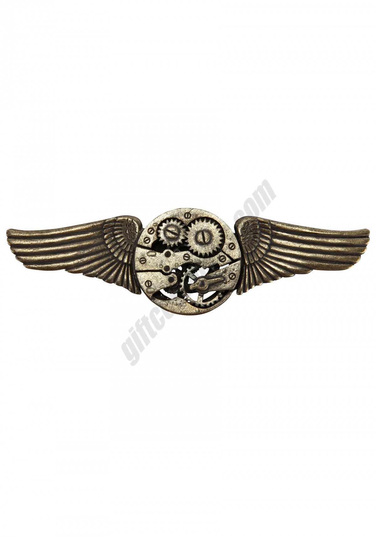 Antique Gear Wing Pin Promotions - -0