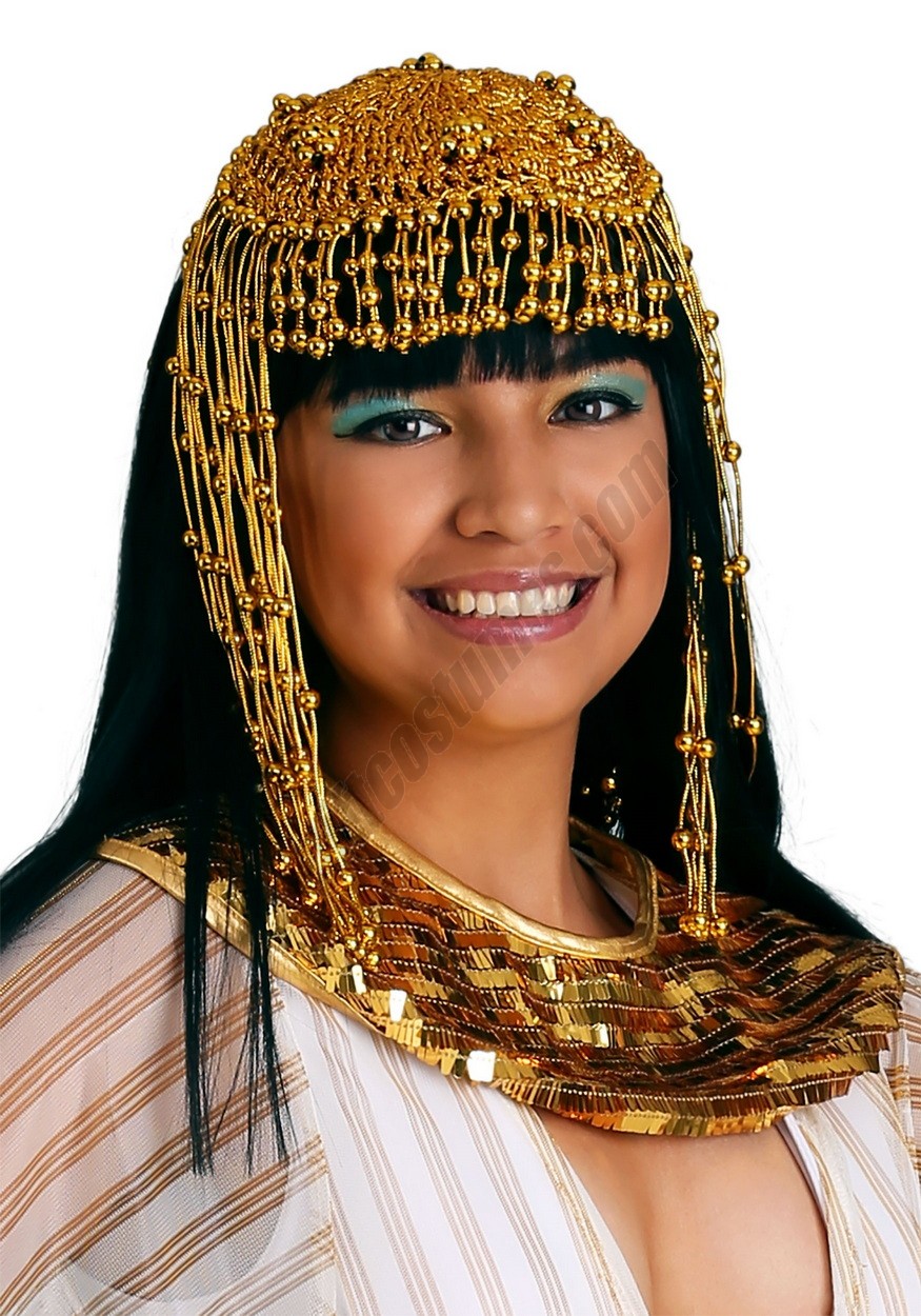 Cleopatra Beaded Headpiece For Women Promotions - -1