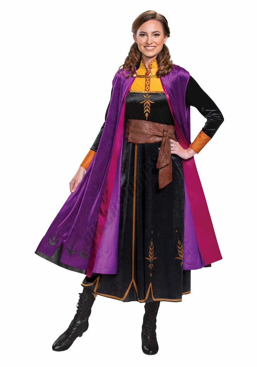 Deluxe Frozen 2 Anna Costume for Women Promotions - -3