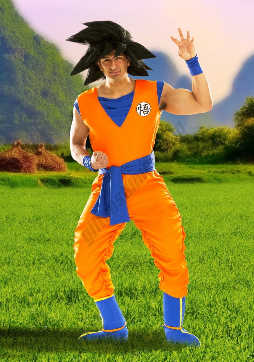 Dragon Ball Z Goku Men's Costume - Men's - -4