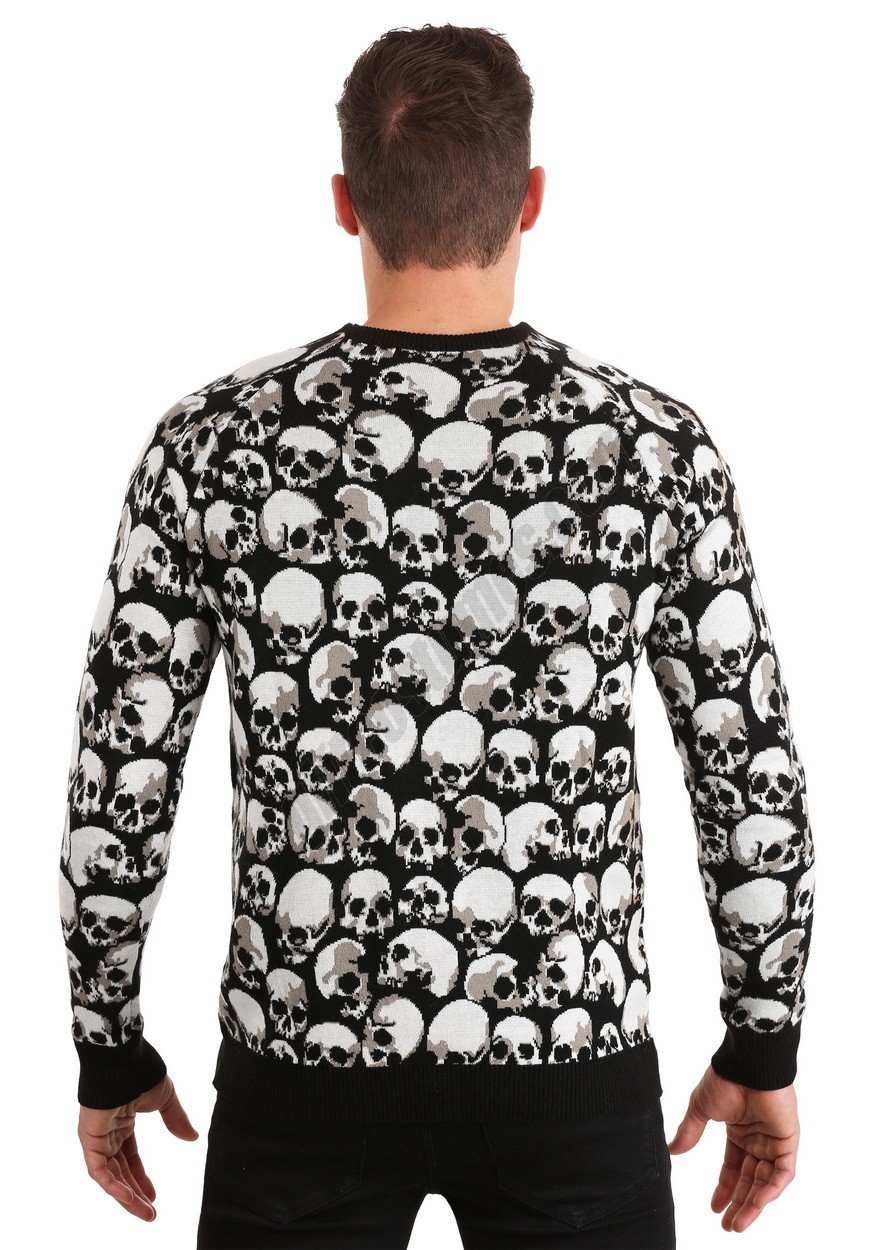 Skulls Galore Halloween Adult Sweater Promotions - -4