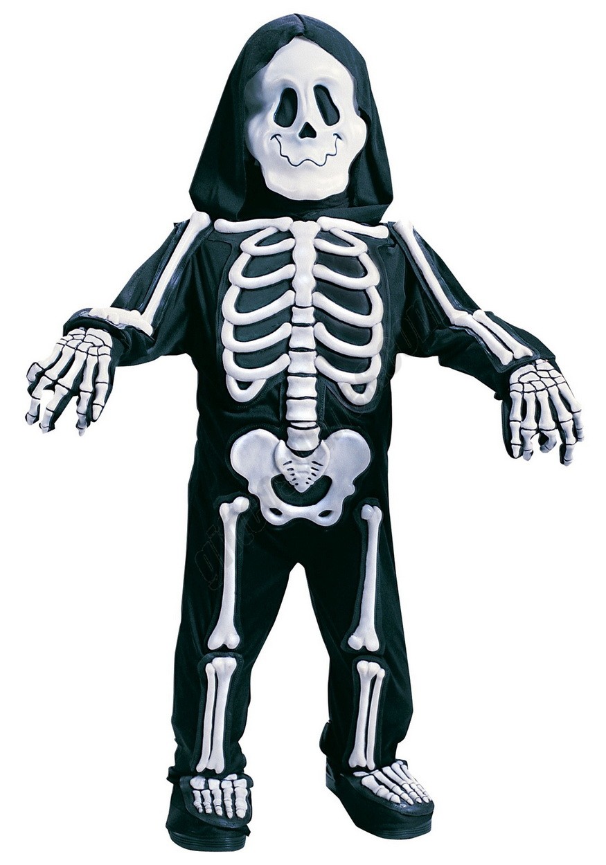 Child White Skeleton Costume Promotions - -0