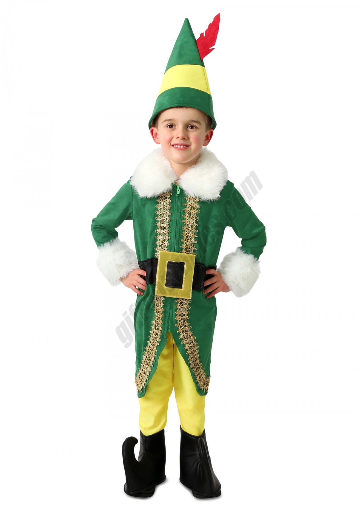 Buddy the Elf Deluxe Costume  for Kids Promotions - -0