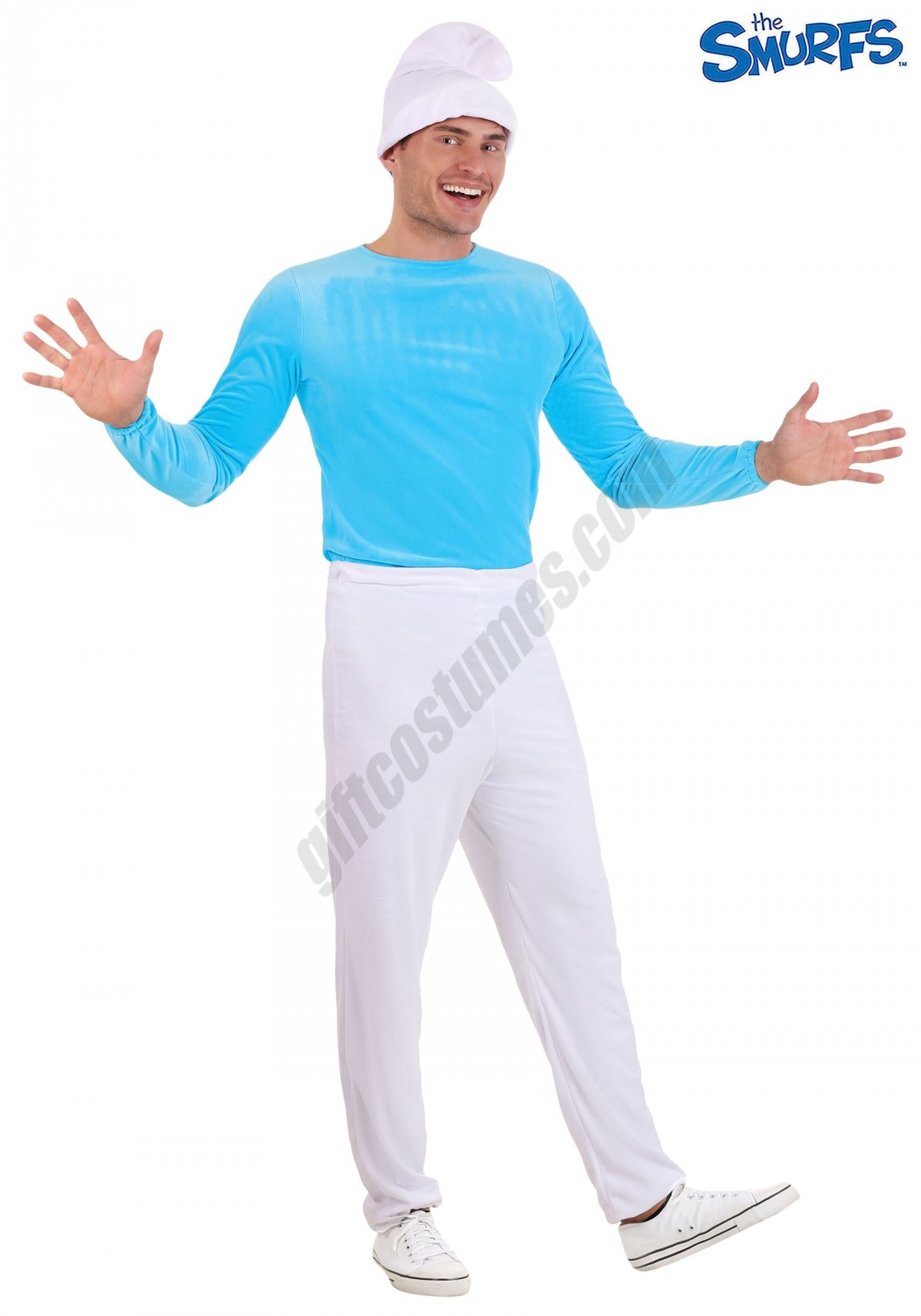  The Smurfs Plus Size Smurf Costume for men Promotions - -0