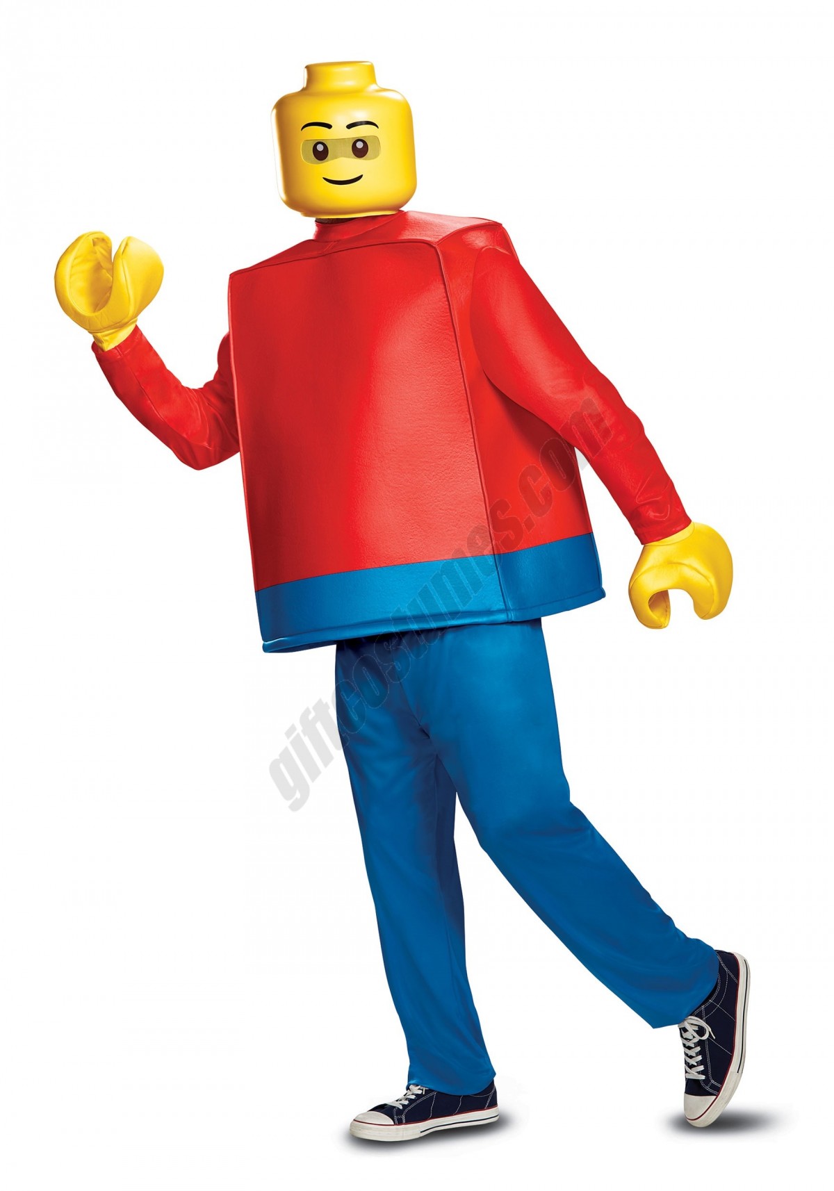 Deluxe LEGO Adult Lego Guy Costume - Women's - -0