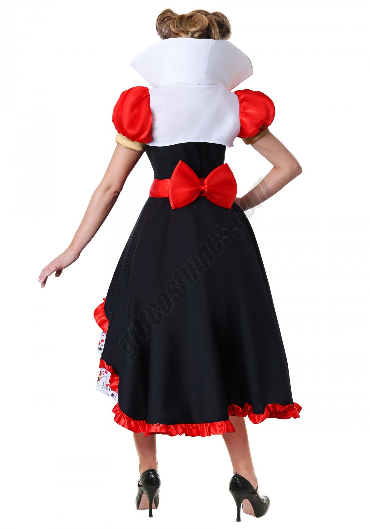 Plus Size Flirty Queen of Hearts Costume Promotions - -1