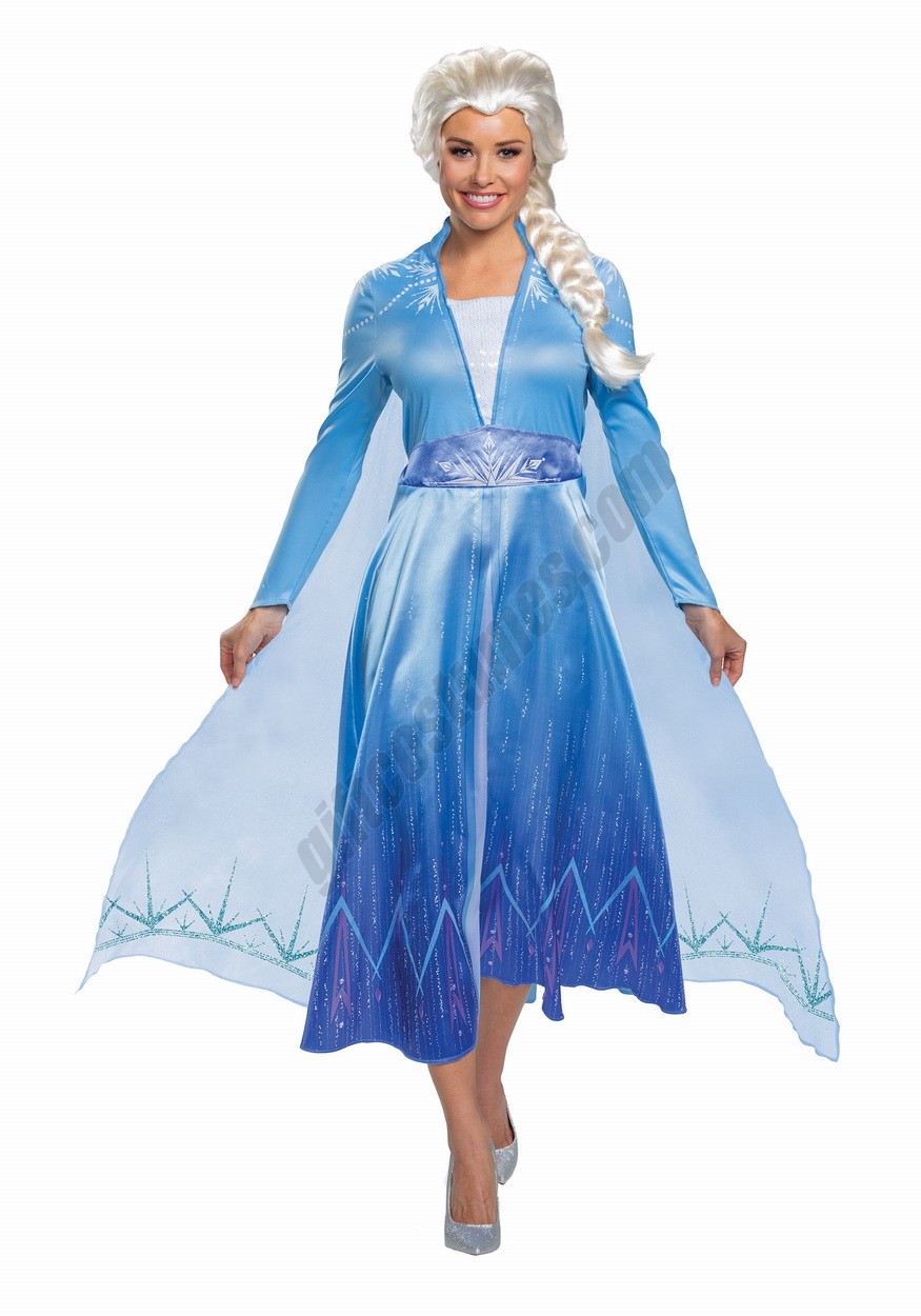 Deluxe Disney Frozen 2 Elsa Women's Costume Promotions - -3