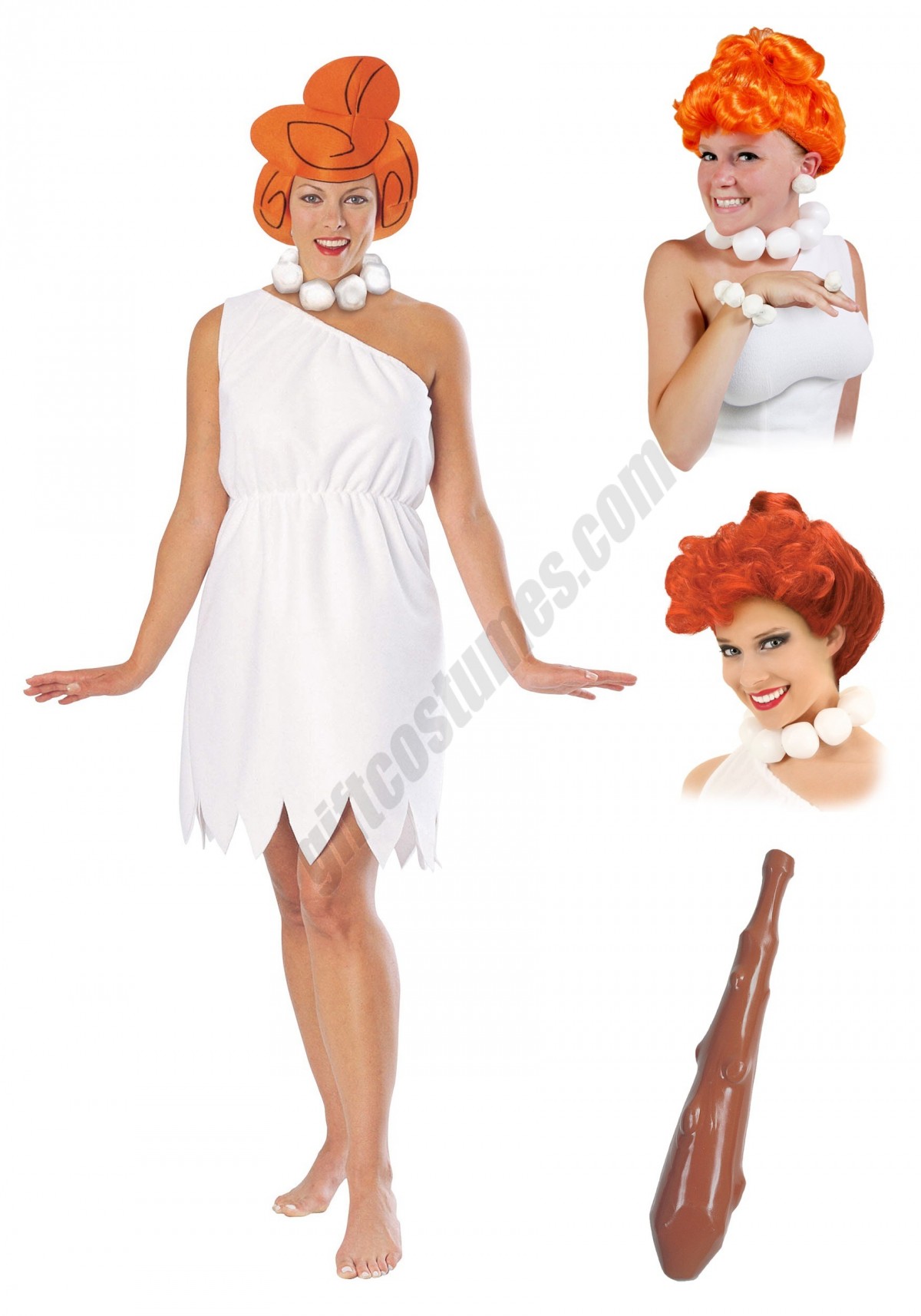 Ladies Wilma Flintstone Costume Package - Women's - -0