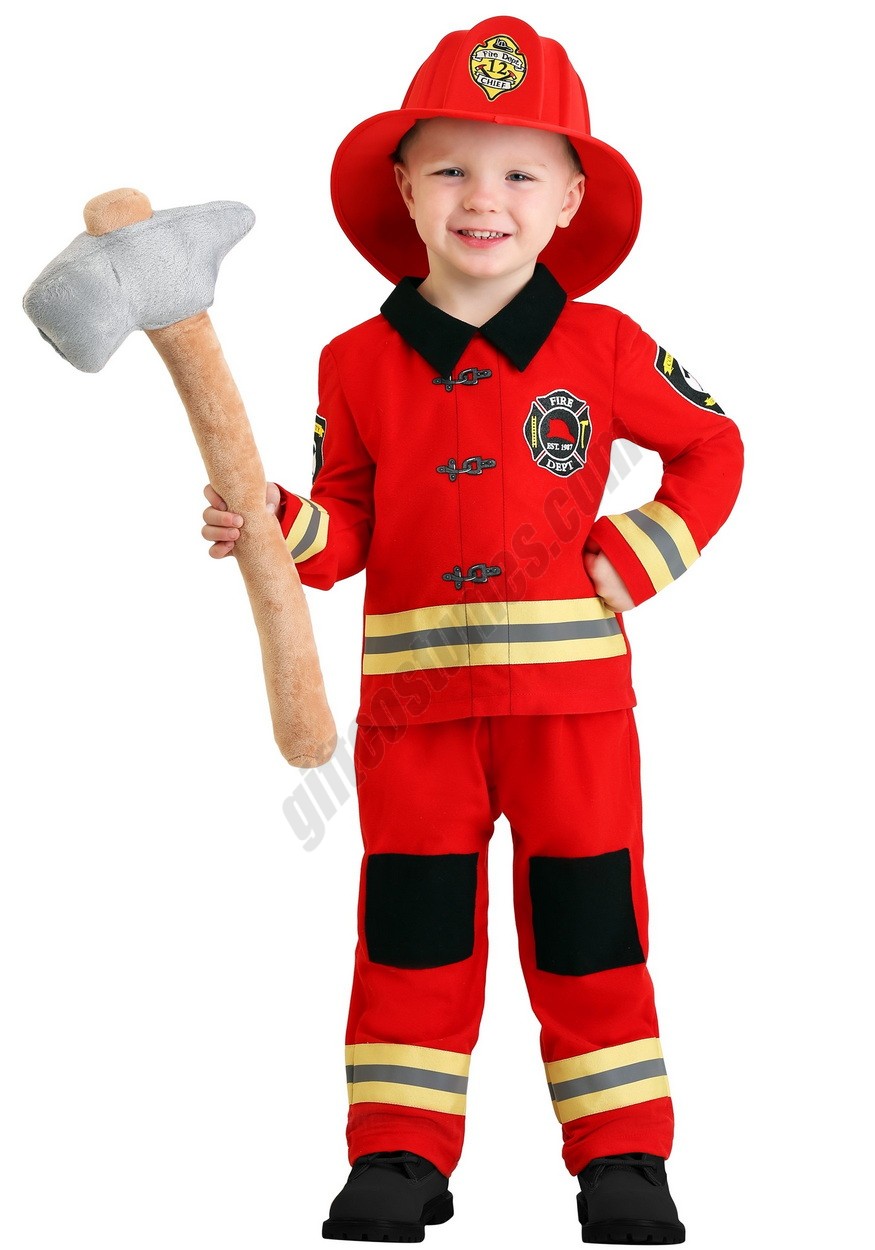 Toddler Friendly Firefighter Costume Promotions - -0
