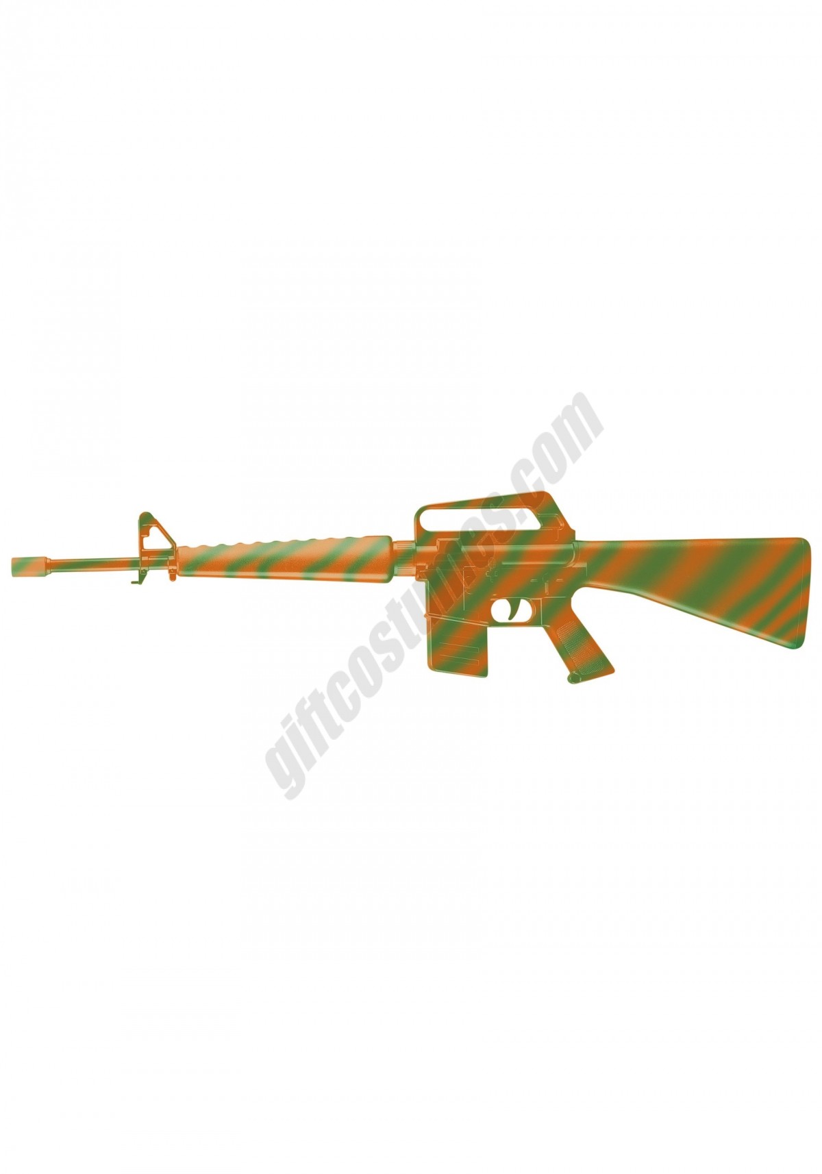 Orange and Green M-16 Machine Gun Promotions - -0