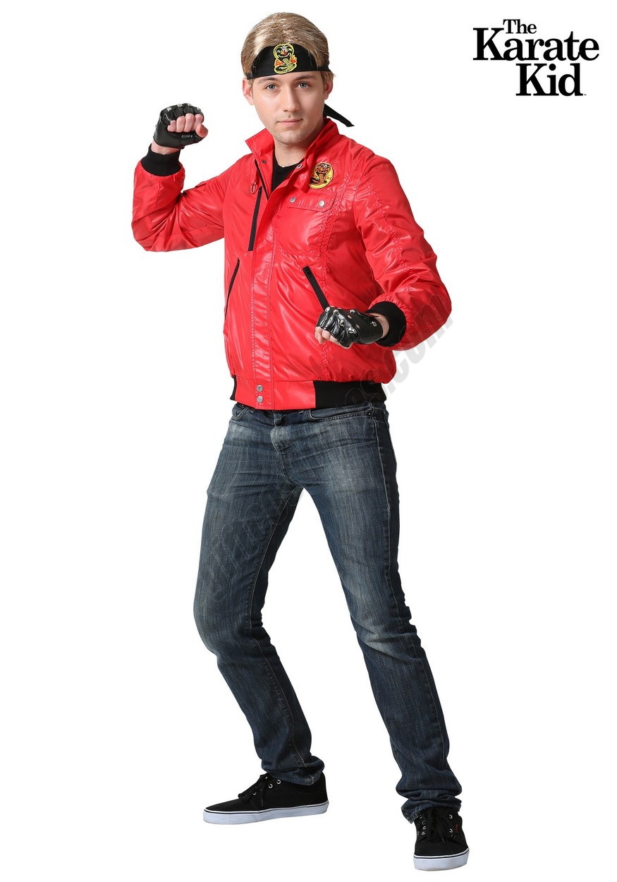 Karate Kid Adult Red Cobra Kai Jacket Costume Promotions - -0
