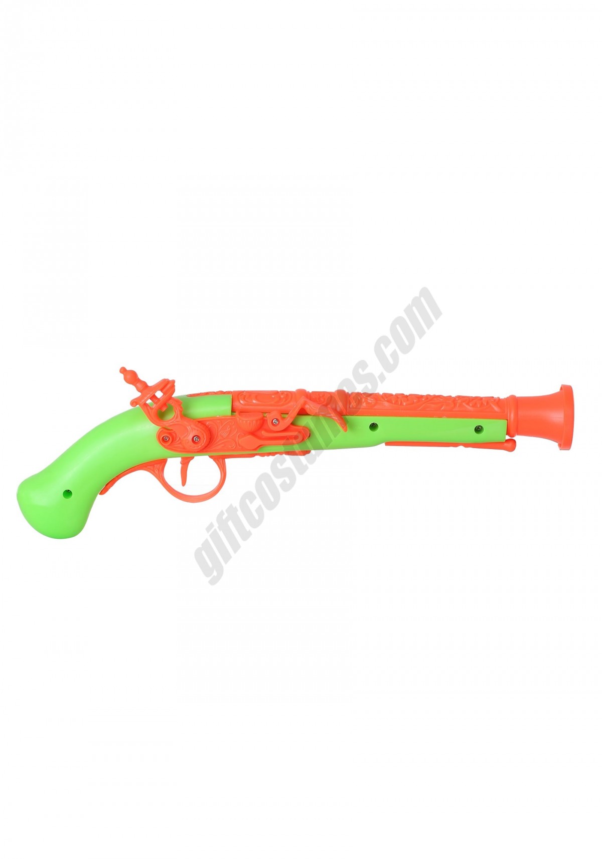 Orange/Green Flintlock Pirate Pistol Promotions - -0
