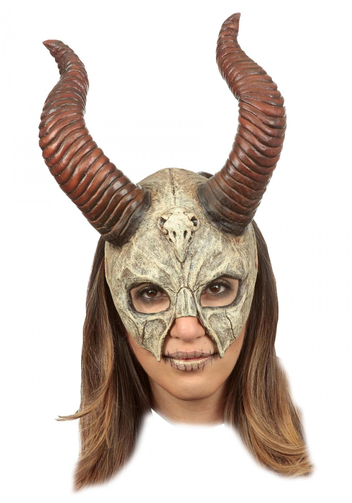 Mythical Skull Mask with Horns Promotions - -0