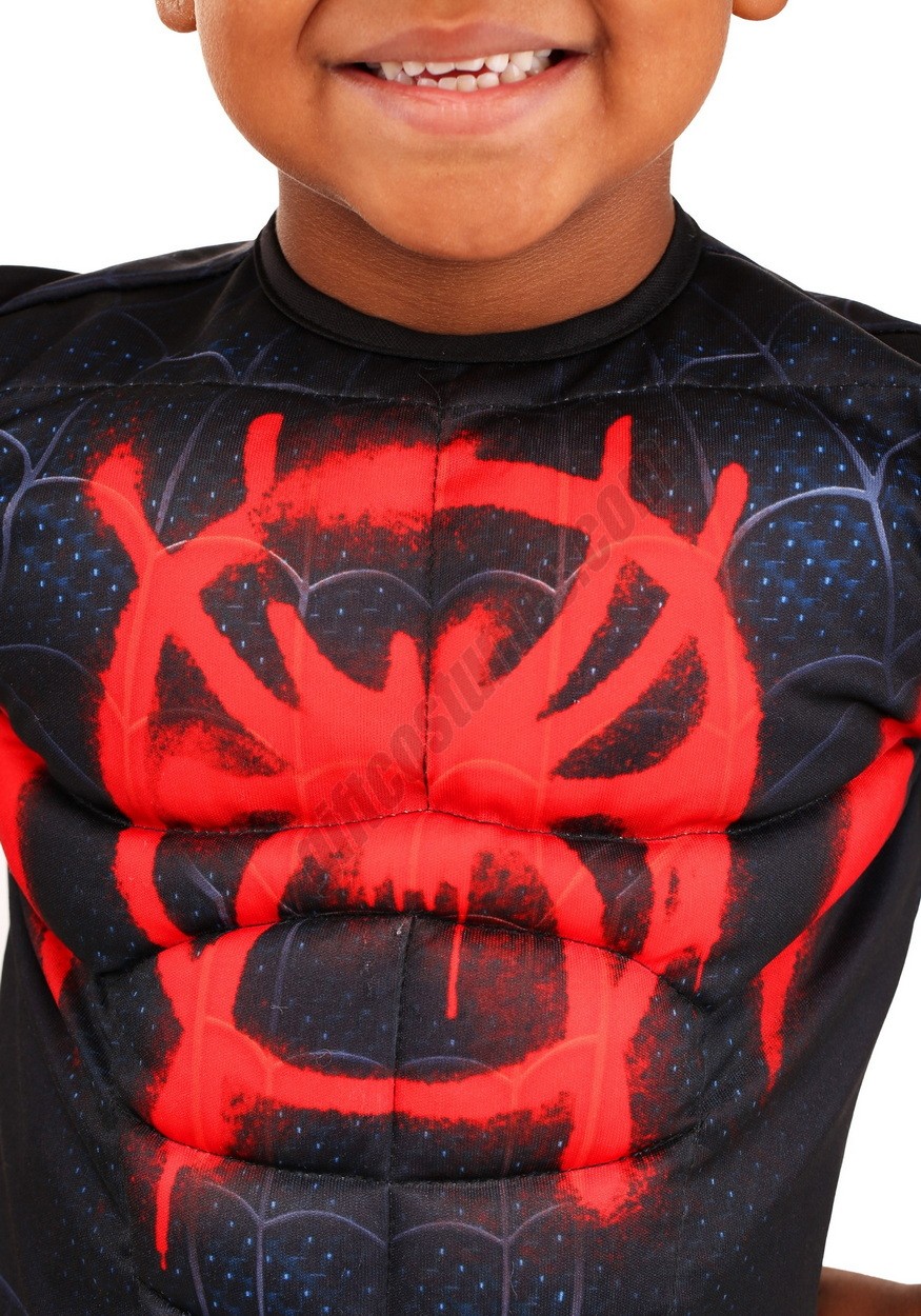 Toddler's Deluxe Spiderman Miles Morales Costume Promotions - -6