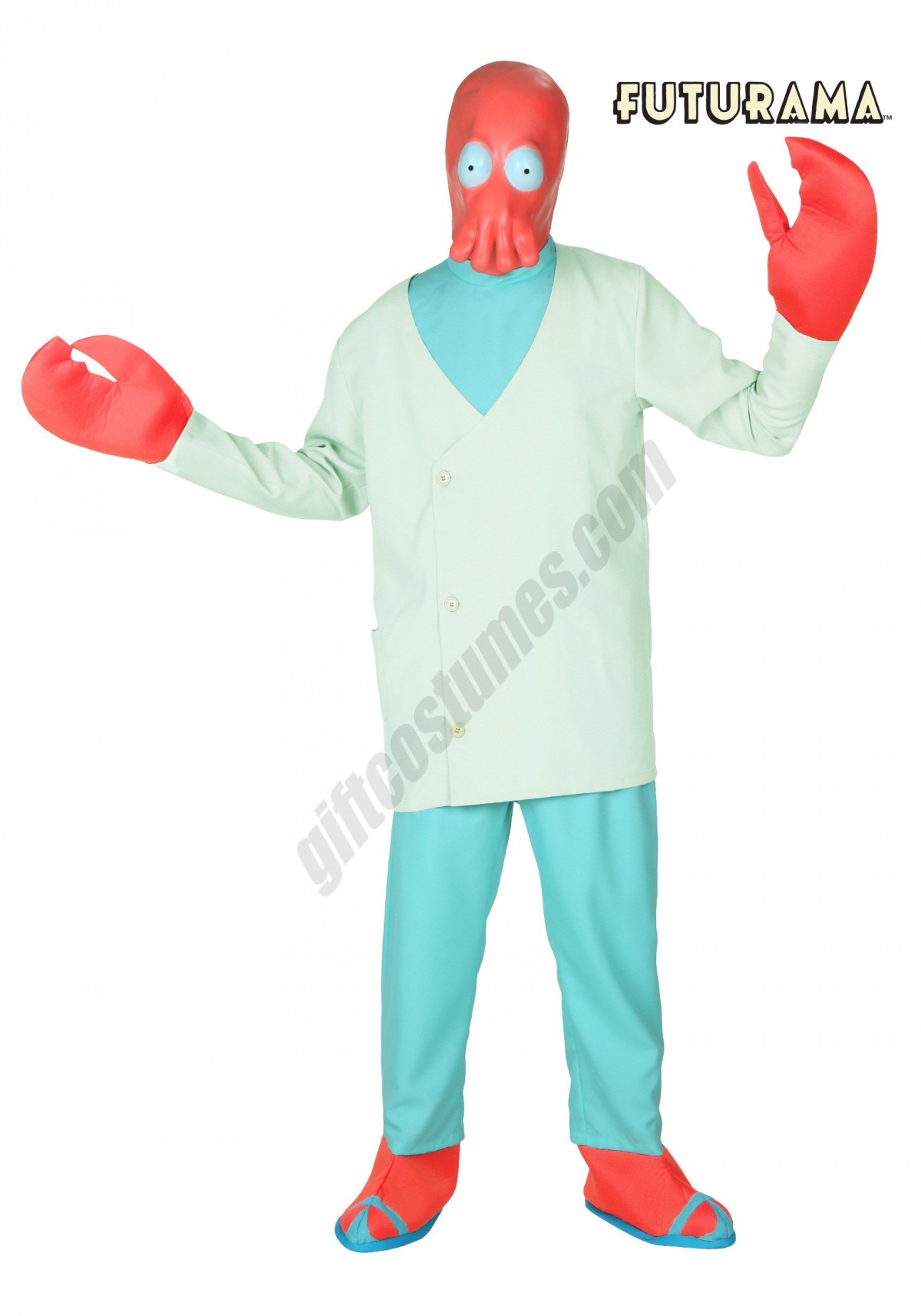 Dr. Zoidberg Costume - Men's - -0