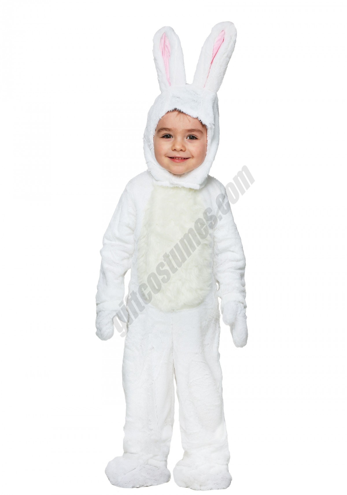 Toddler Open Face White Bunny Costume Promotions - -0