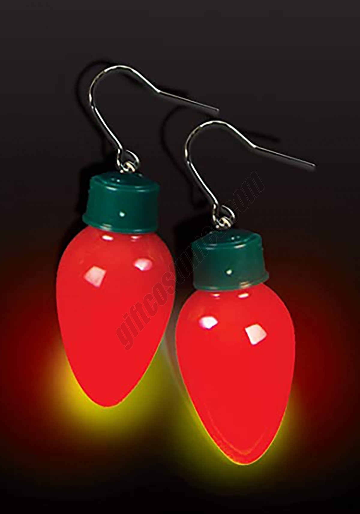 Light Up Christmas Bulb Earrings Promotions - -1
