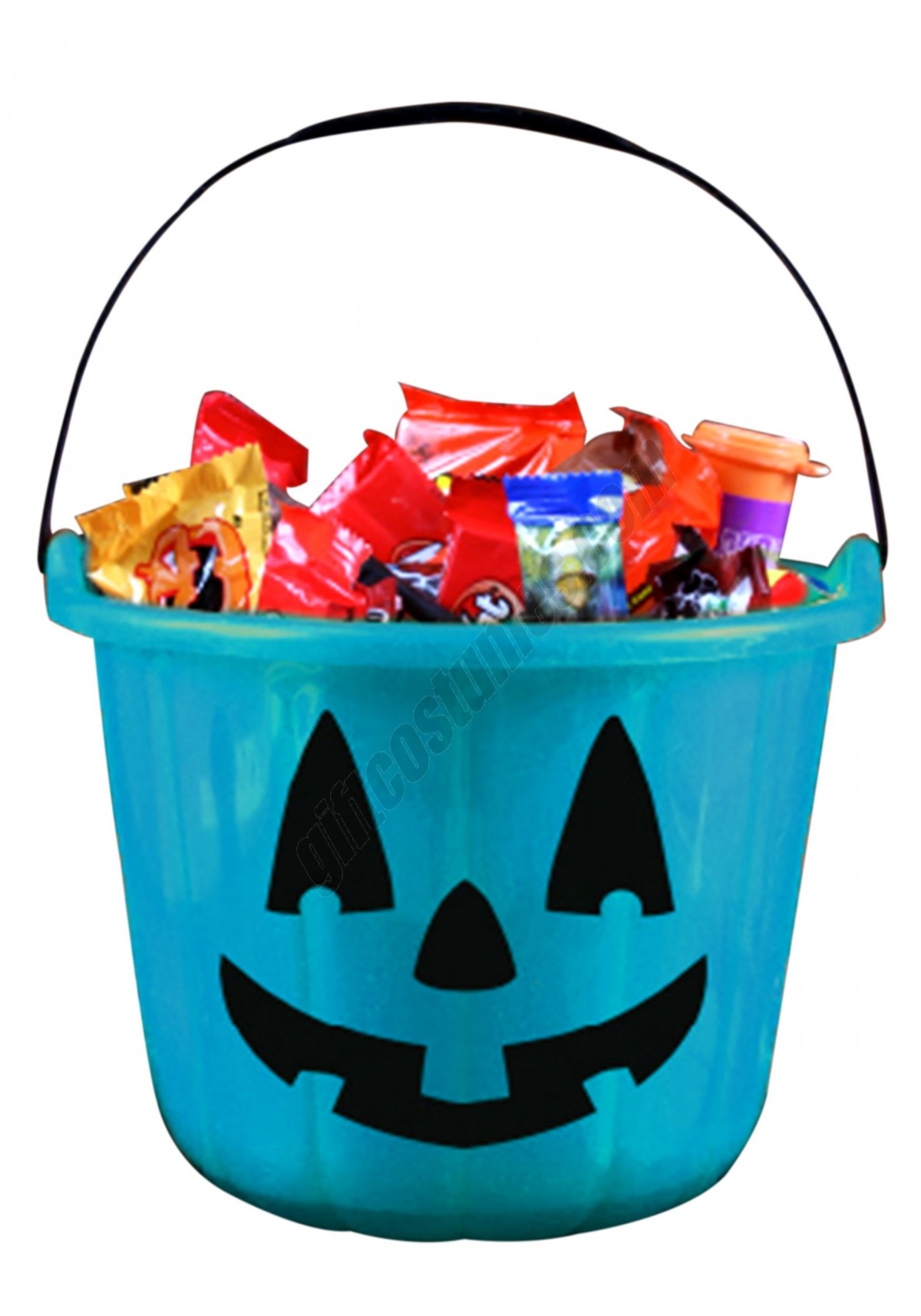 Teal Trick and Treat Pumpkin Bucket Promotions - -0