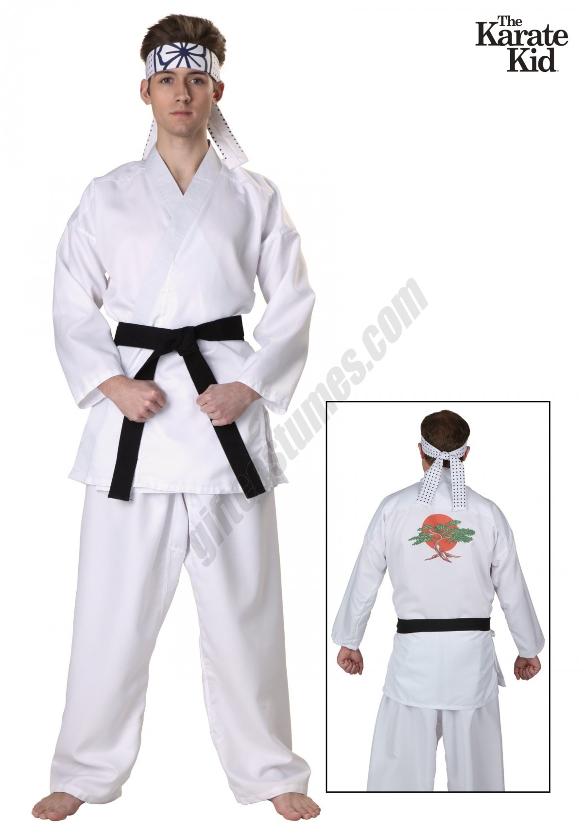 Karate Kid Men's Plus Size Daniel San Costume Promotions - -0