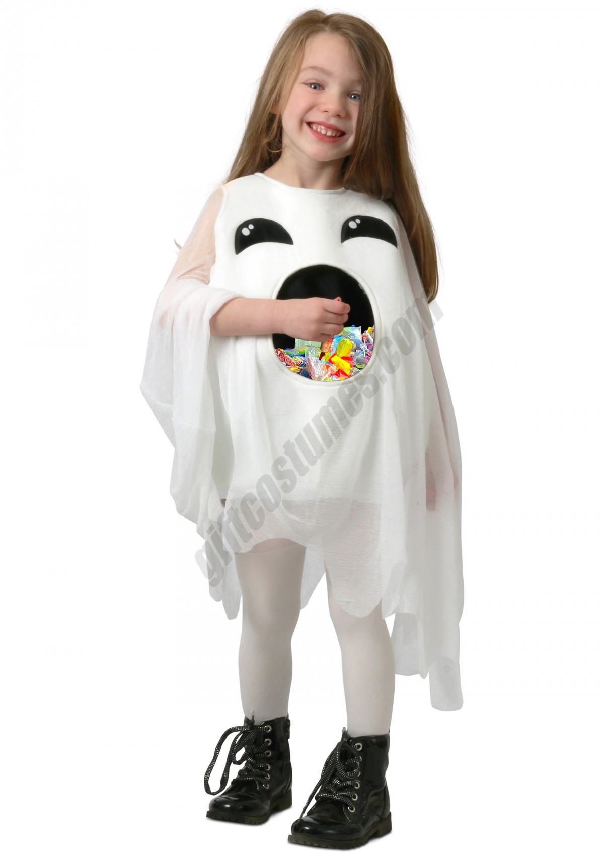 Feed Me Ghost Costume for Kids Promotions - -0