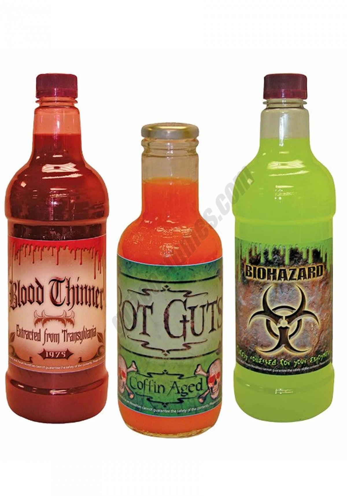 8 Scary Bottle Labels Set Promotions - -3
