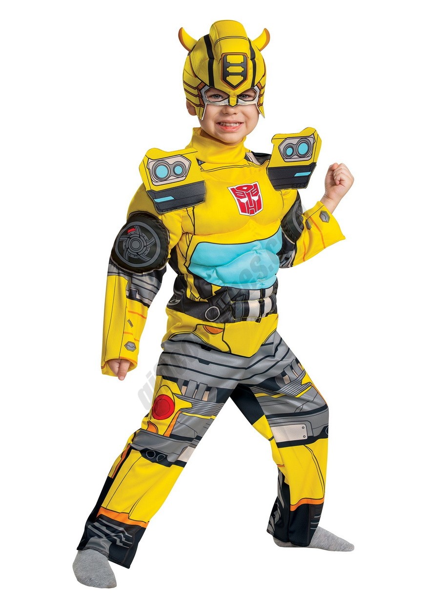Transformers Muscle Bumblebee Costume for Toddlers Promotions - -0