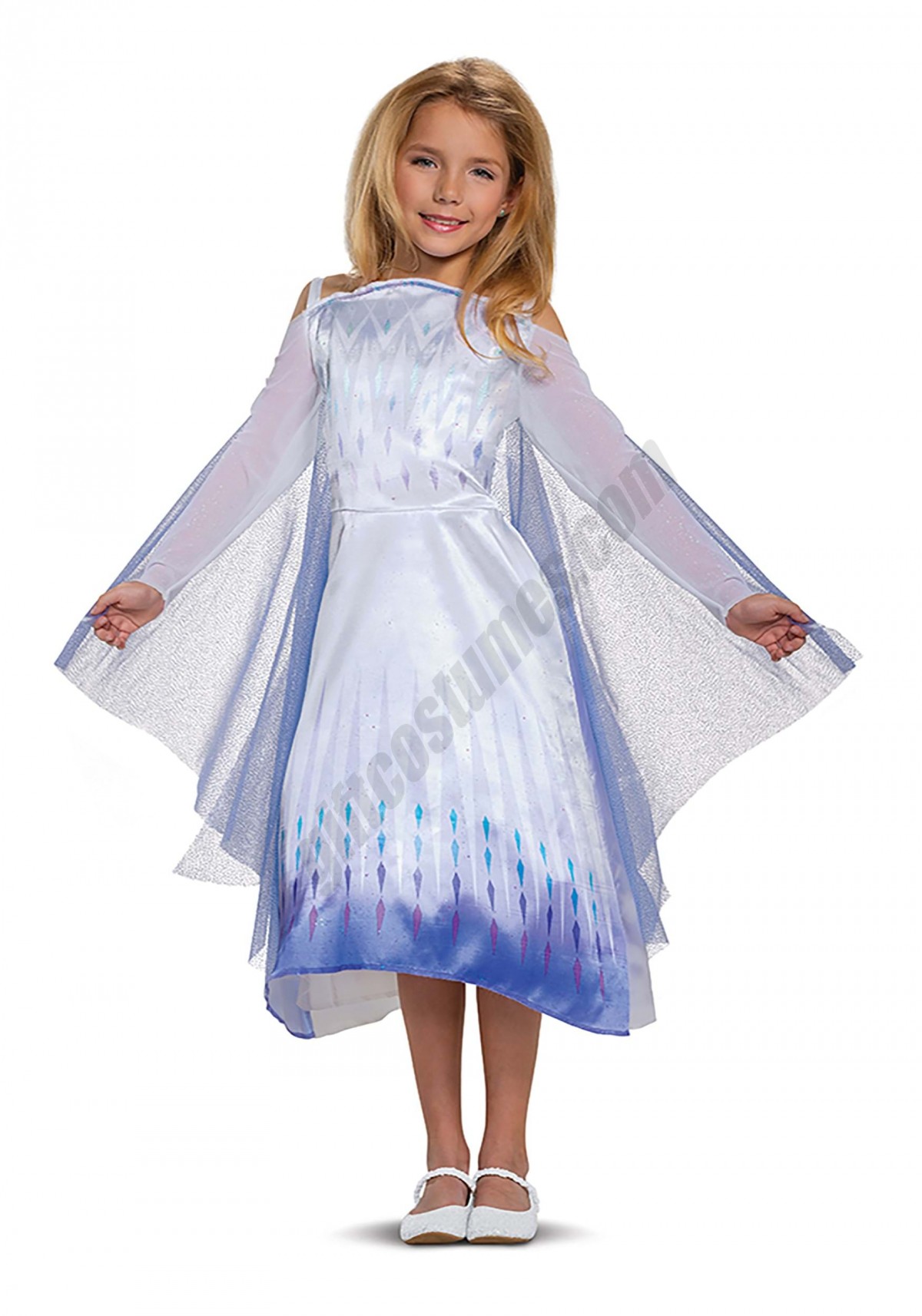 Frozen Snow Queen Elsa Classic Costume for Kids Promotions - -0