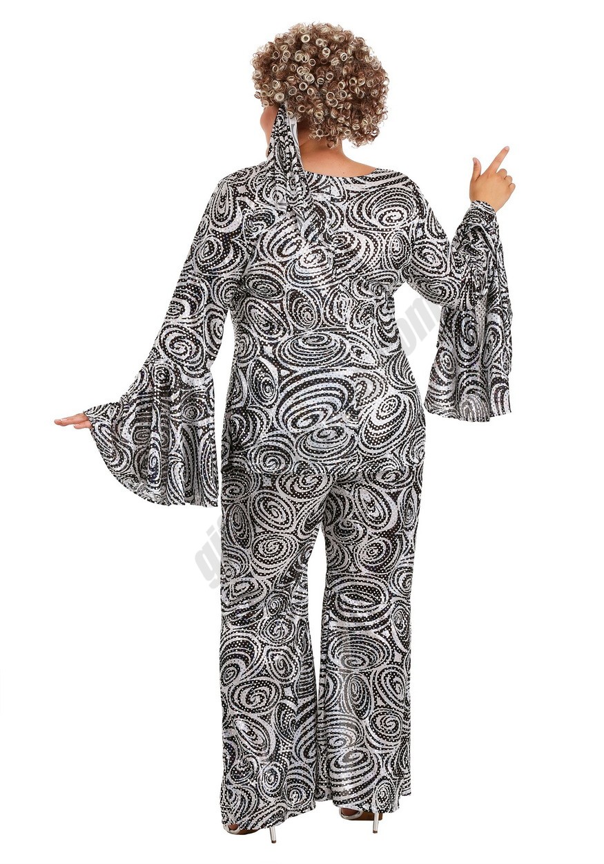 Women's Plus Size Foxy Lady Disco Costume Promotions - -1