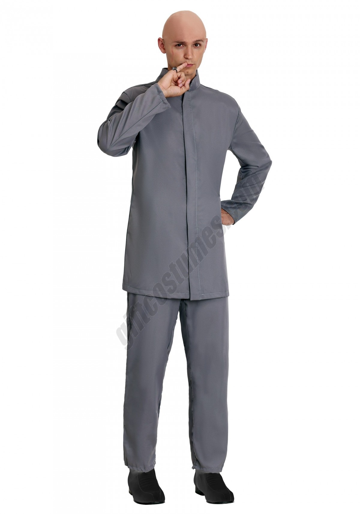 Deluxe Adult Gray Suit Costume - Men's - -0
