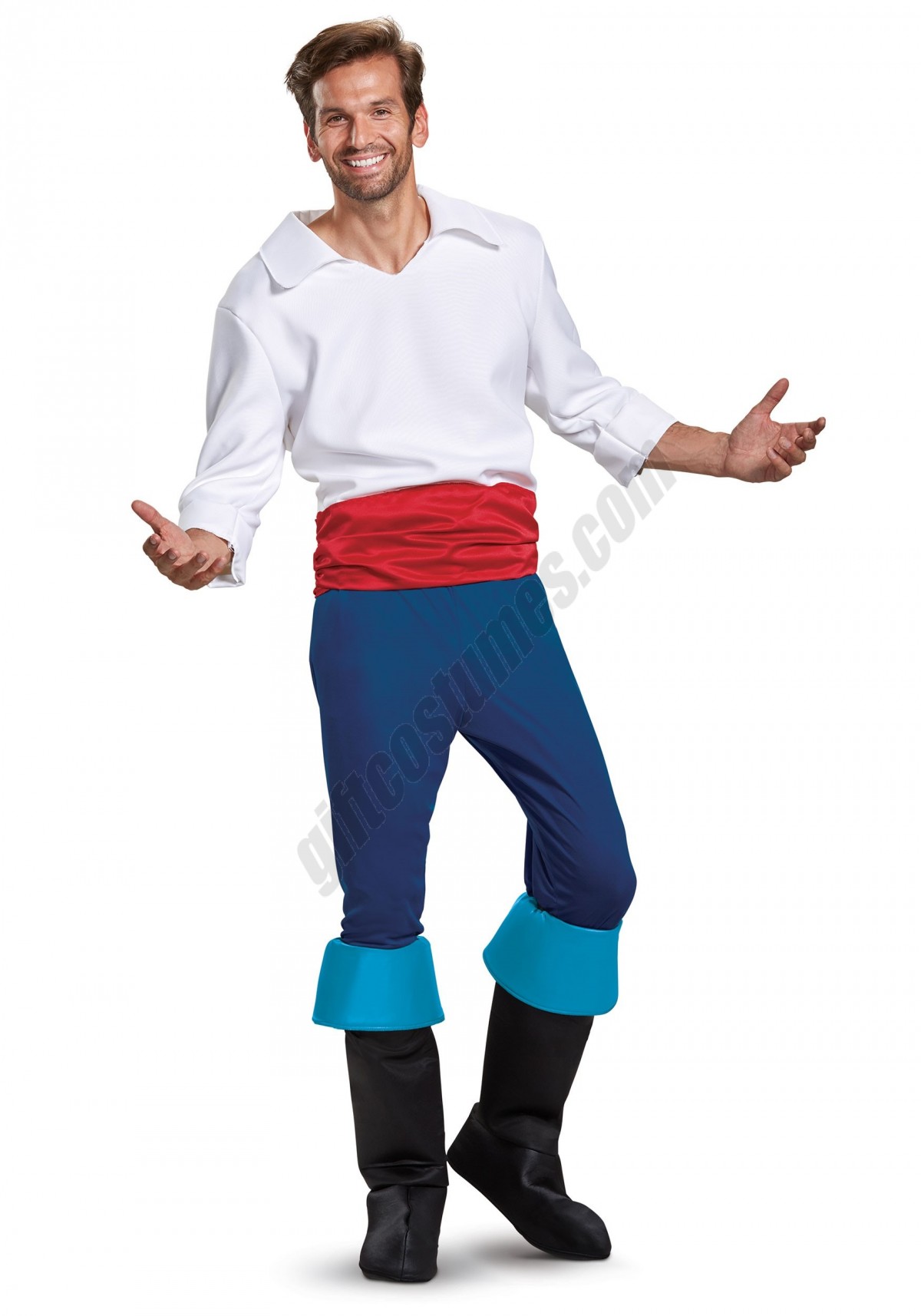Disney Prince Eric Deluxe Mens Costume - Men's - -0
