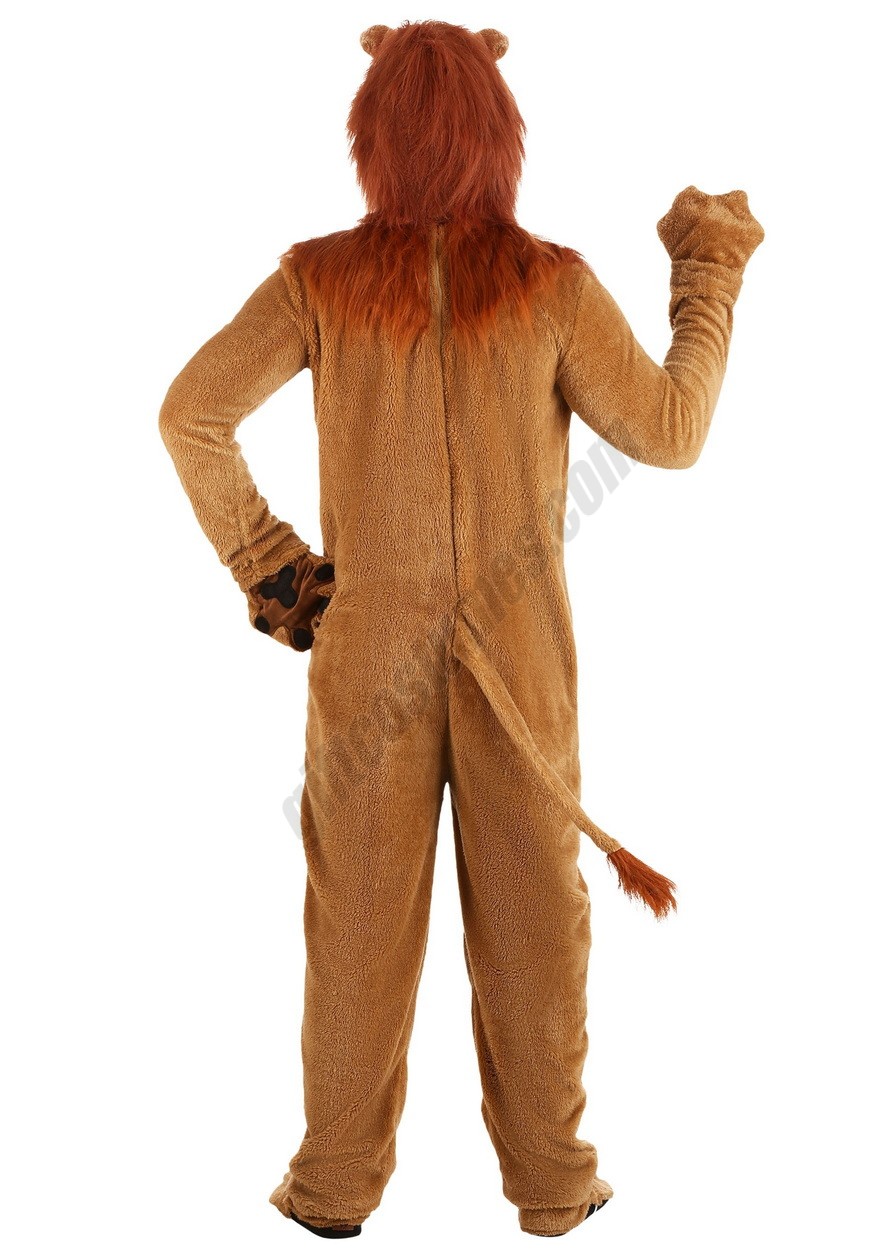 Adult Deluxe Lion Costume - Men's - -1