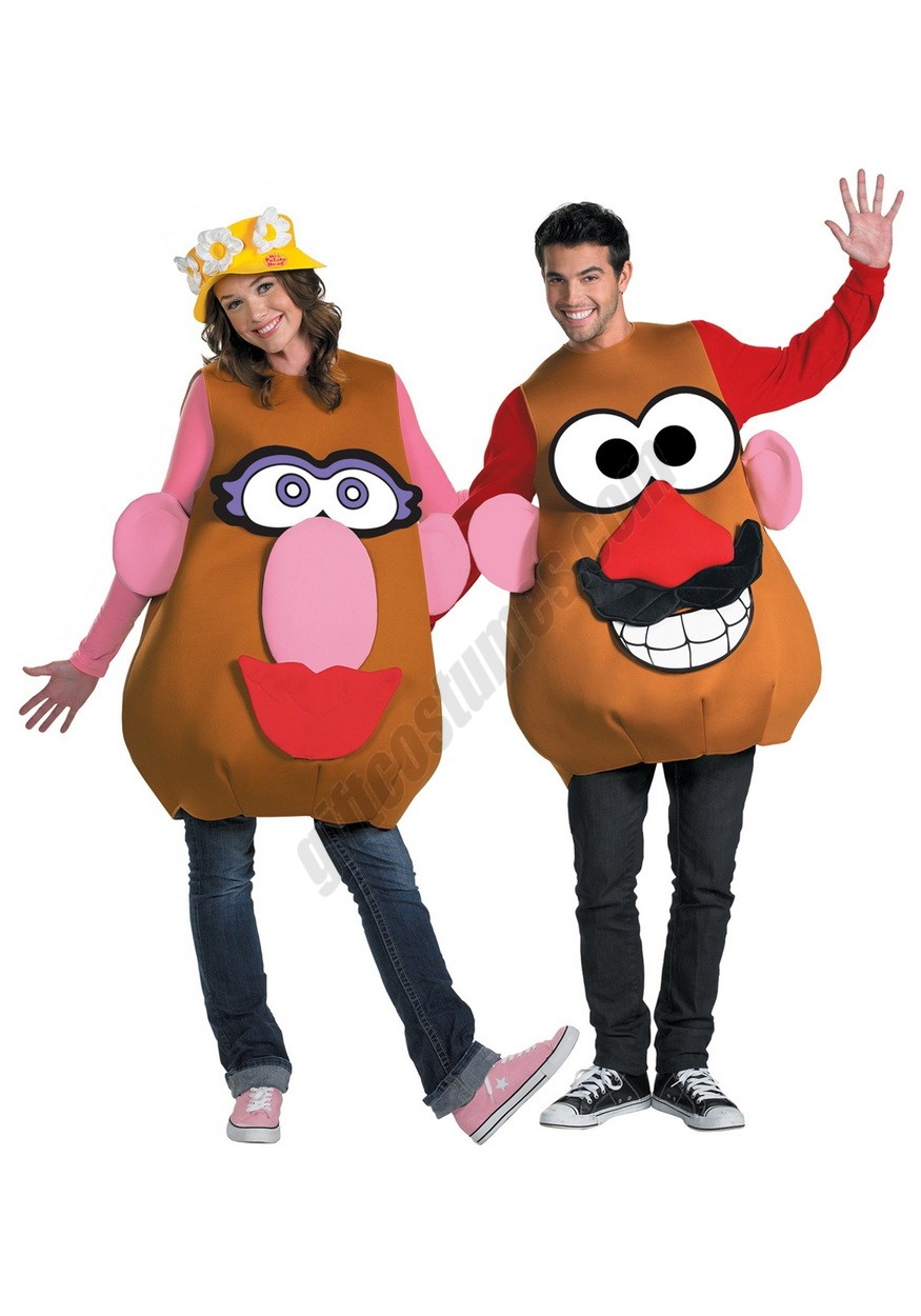 Adult Plus Size Costume Mr / Mrs Potato Head  - Men's - -0