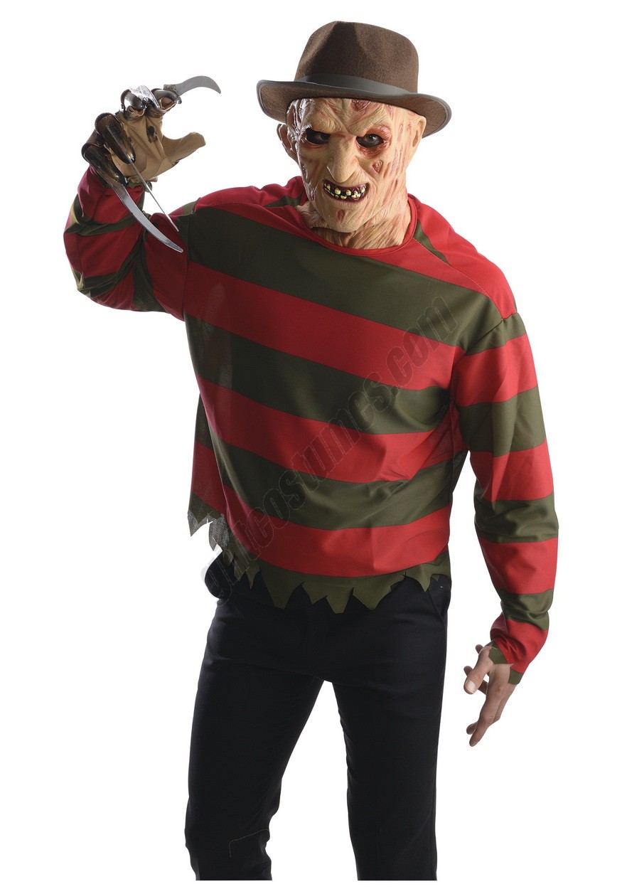 Freddy Krueger Costume w/Mask Adult Promotions - -0