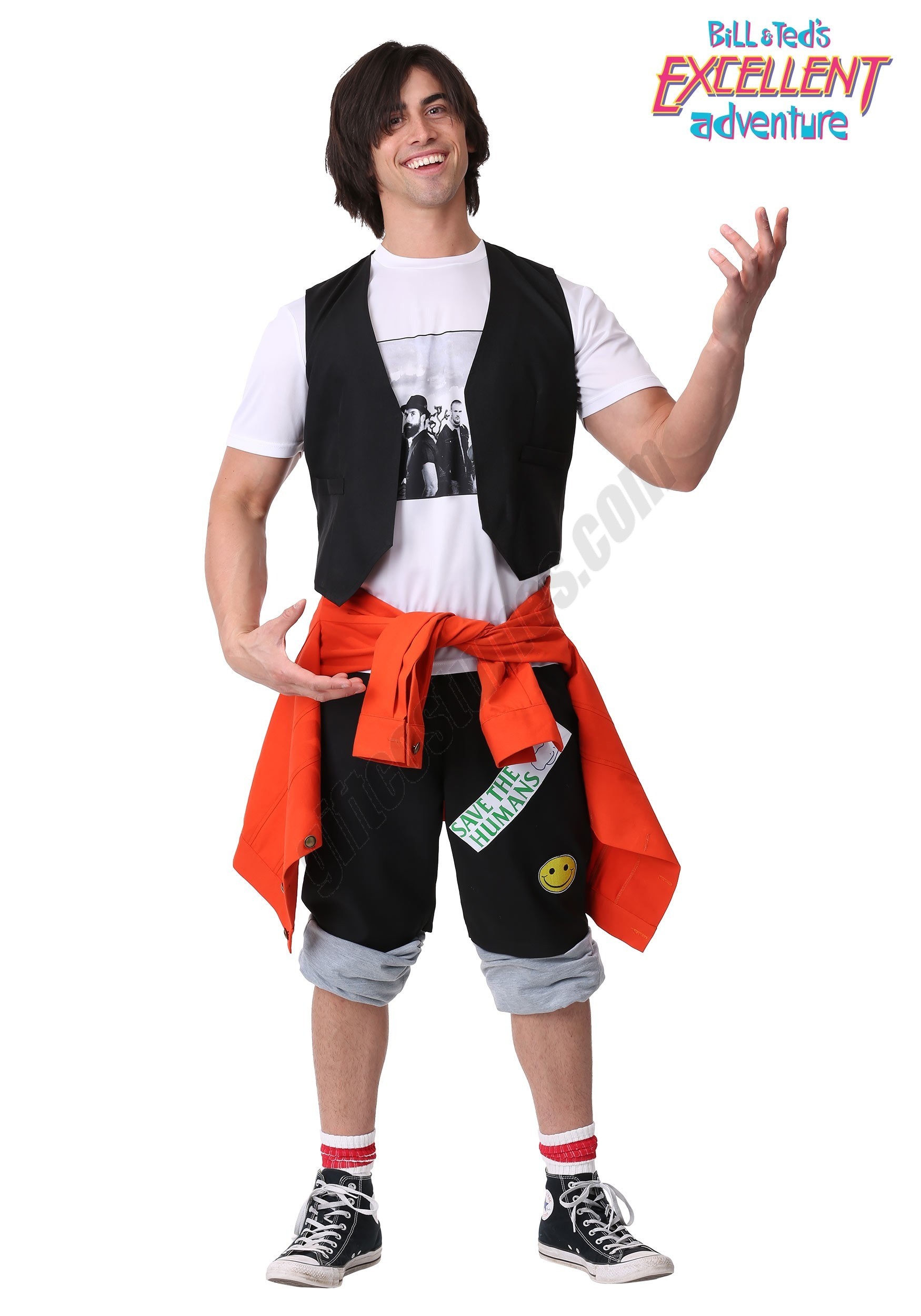 Bill & Ted's Excellent Adventure Ted Costume for Adults - Men's - Bill & Ted's Excellent Adventure Ted Costume for Adults - Men's