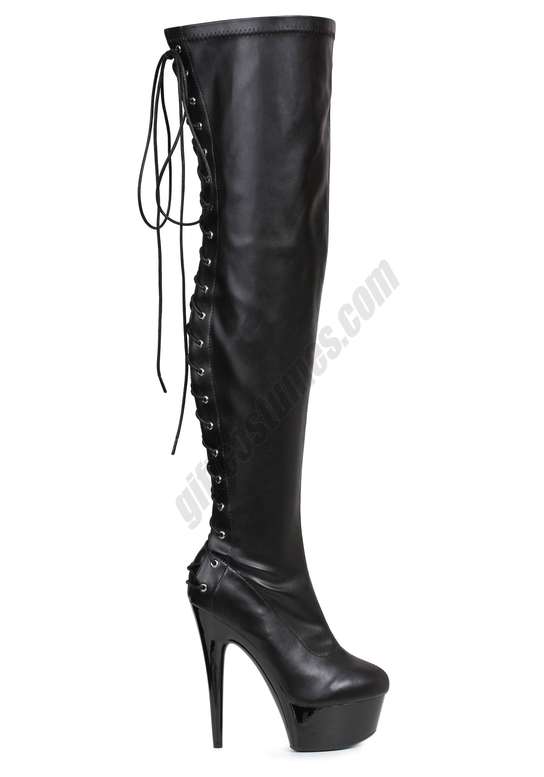 Black Lace Thigh High Boots for Women Promotions - Black Lace Thigh High Boots for Women Promotions