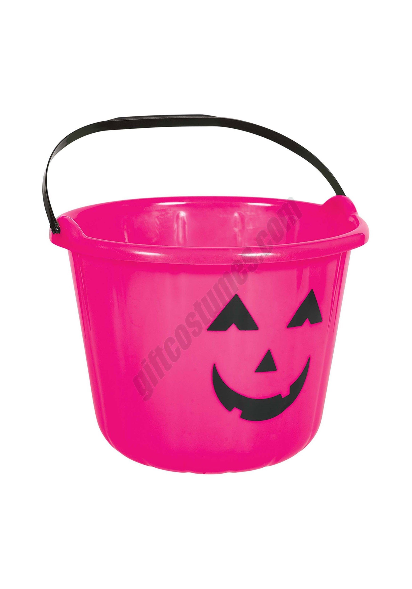 Pink Pumpkin Treat Bucket Promotions - Pink Pumpkin Treat Bucket Promotions