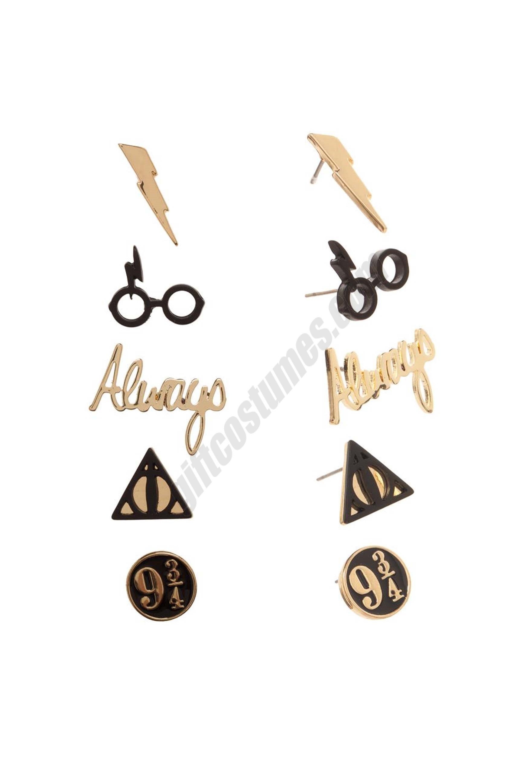 Harry Potter 5-pk Earring Set Promotions - Harry Potter 5-pk Earring Set Promotions